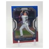 2021 Panini Prizm - Trevor Larnach #55 Red White & Blue Prizm Rookie Card Minnesota Twins