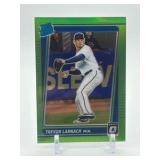 2021 Donruss Optic Trevor Larnach Rated Rookie Card Green Prizm Parallel Minnesota Twins