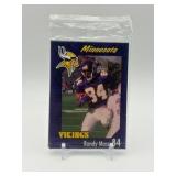 1999 Burger King Minnesota Vikings Card Pack Featuring Randy Moss