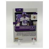2022 Panini Donruss - Rated Rookie Andrew Booth Jr. #369 Press Proof Yellow Rookie Card Minnesota Vikings