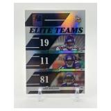 2006 Donruss Elite “Elite Teams” Insert Card Featuring Daunte Culpepper, Nate Burleson and Troy Williamson #’d 556/1000