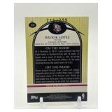 2008-09 Topps Hardwood Rookie Card- Brook Lopez #110 Wood Parallel #’d 216/299 NBA