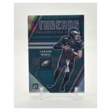 2020 Panini Donruss Optic - Donruss Threads Carson Wentz Jersey Card
