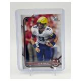 2022 Bowman U JJ McCarthy 1st Bowman Rookie Card (McCarthy’s Very First Card Printed by Bowman/Topps