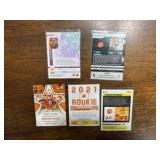 Travis Etienne Rookie Card Lot, Five Different Rookie Cards NFL