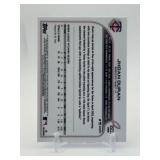 2022 Topps Chrome Update Series - Jhoan Duran #USC34 Purple Refractor Rookie Card