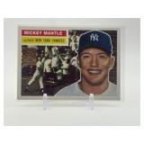 1996 Topps - Mickey Mantle Commemorative Reprints Mickey Mantle #6 1956 Topps