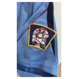 Minnesota Twins Jersey Baby Blue Color, Authentic Sewn Patches, Made by Majestic