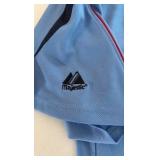 Minnesota Twins Jersey Baby Blue Color, Authentic Sewn Patches, Made by Majestic