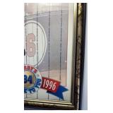 Framed Kirby Puckett Team Commemorative Photo, Salute to #34 September 7th 1996