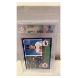 2003 Topps Joe Mauer and Justin Morneau Dual Rookie Card Beckett Graded 9 MINT, Two Minnesota Twins Legend Rookies on the Same Card