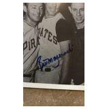 Bill Mazeroski, Elroy Face and Harvey Haddix Pittsburgh Pirates  Autographed 8x10 Baseball Picture