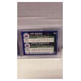 2003 Topps Joe Mauer and Justin Morneau Dual Rookie Card Beckett Graded 9 MINT, Two Minnesota Twins Legend Rookies on the Same Card