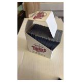 Full Display Box of 2004 Minnesota Twins Pocket Schedules, Fresh Off Their 2003 American League Central Division Title