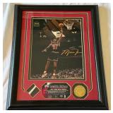 Michael Jordan Game-Used Net From 2003 NBA All-Star Game Limited Edition /150 Michael Jordan Framed Upper Deck Photo and Medallion w/COA