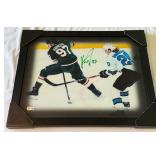 Kirill Karprizov Autogrpahed Metal Photo w/ Beckett COA 22x18" Framed Rookie Year Between The Legs Goal Minnesota Wild Hockey