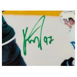 Kirill Karprizov Autogrpahed Metal Photo w/ Beckett COA 22x18" Framed Rookie Year Between The Legs Goal Minnesota Wild Hockey