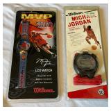 Michael Jordan MVP Watch and Wilson Stop Watch - Basketball