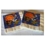 (2) New Michael Jordan Space Jam Napkin Packages