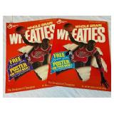 (2) Michael Jordan Wheaties Basketball Posters
