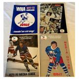 WHA Vintage Hockey Media Guides 1972-1977