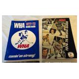 WHA Vintage Hockey Media Guides 1972-1977