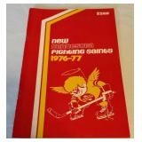 Minnesota Fighting Saints 1976-77 Vintage Hockey Media Guide