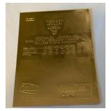 Michael Jordan Genuine Diamond 23kt Gold Limited Edition 1997 Basketball Card