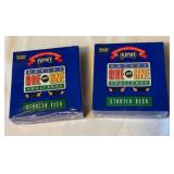 (2) Hockey One on One Challenge Hockey Card Starter Deck 1995 Playoff