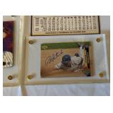 (3) Autographed and Encased Baseball Cards with COA - David Weathers, David Nied, Pat Listach