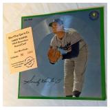 Sandy Koufax 1964 Auravision Vintage Baseball Record Card