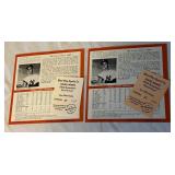 (2) Roger Maris 1964 Auravision Vintage Baseball Record Card