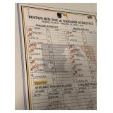 Boston Red Sox vs. Oakland A