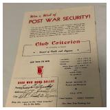 St. Paul Saints 1945 Official Scorebook Magazine Vintage Baseball