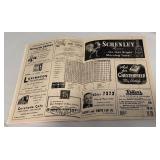 St. Paul Saints 1945 Official Scorebook Magazine Vintage Baseball