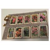 1938 Gallaher Garden Flowers 48 Card Vintage Cigarette Card Set