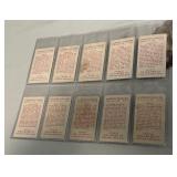 1938 Gallaher Garden Flowers 48 Card Vintage Cigarette Card Set