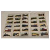 1937 Gallaher Trains of the World 29 Vintage Cigarette Card Lot