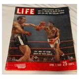 1958 Life Magazine April 7th - Sugar Ray vs Bailio Boxing