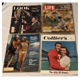 4 Vintage Life Magazines 1949-1967