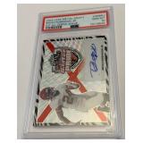 Brian Robinson Auto /5 PSA 10 Gem Mint, Pop 1!, 2022 Leaf Metal Draft S/P Au-Zebra Wave #SPBRJ Football Card