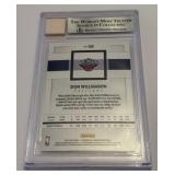 Zion Williamson 2017 Warm Up Shooting Shirt RC Beckett 2019-20 Chronicles #120 Rookie Baketball Card