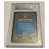 Dalvin Cook RC Beckett 9 Mint 2017 Donruss Rated Rookie #343 Minnesota Vikings Football Card