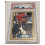 Kirby Puckett PSA 8 NM-MT 1987 Topps #450 Minnesota Twins Baseball Card