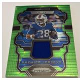 James Cool Relic Green Prizm 2023 #PJ-JC Football Card