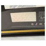 Jarome Iginla Auto Framed Hockey Piece Upper Deck Artistic Impressions