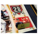 Autin Kearns /200 Auto Card and Patch Framed Piece Upper Deck Authentics Baseball