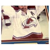 Ray Bourque Autographed Photo, Game-Used Stick Relic, and Medallion Limited Edition Hockey Piece by Highland Mint