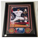 Jonathan Papelbon /1000 limited Edition Framed Piece With Infield Diret MLB COA and Medallion - Baseball