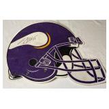 Robert Griffith Signed Minnesota Vikings Helmet Pennant